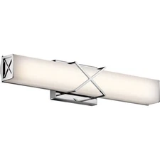 Kichler Lighting 45657CHLED Trinsic Bathroom Vanity Light Chrome