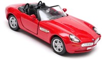 Welly Bmw Z8 Cabrio Rot MaßStab 1:34 1:39 4,5 Zoll Diecast Auto In Box