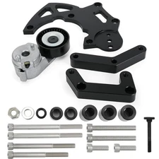 LS Swap R4 AC Compressor Bracket High Mount Kit Compatible with Chevrolet GMC...