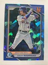 JEREMY RODRIGUEZ 2024 BOWMAN CHROME DRAFT SAPPHIRE  METS (296)🔥🔥🔥
