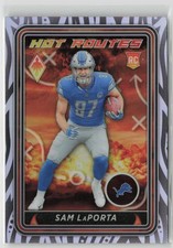 2023 Panini Phoenix Sam LaPorta Hot Routes #HR-12 Rookie Card Lions NFL RC. rookie card picture
