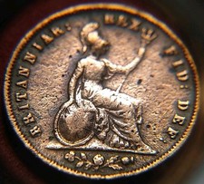 3632) Großbritannien Great Britain Farthing 1835 in f. SS / Fine 