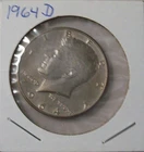 1964 D  Kennedy Half Dollar 90% Pure Silver