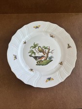 Herend Rothschild Bird  Dinner Plate 1524