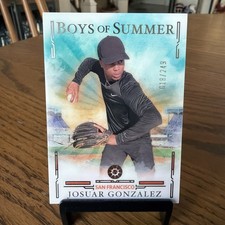 2025 Josuar Gonzalez /249 ROOKIE RC Panini Boys Of Summer #53 Base