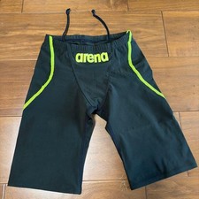 arena competitive swimsuit black/yellow