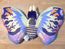 MOTHRA PASTEL COLORS Pillow 20" PLUSH BAM Books A Million Exclusive Godzilla NEW