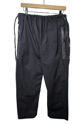 Hayabusa Stealth Fight Mens Pants A2 Black Ripstop BJJ Jiu Jitsu Grappling MMA