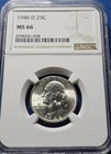 A 1946 D Washington Quarter NGC MS66!!!