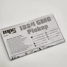 MPC 1/25 1984 GMC Pickup Deserter 848 Instruction Booklet Only