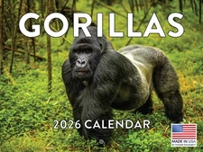 Gorilla Calendar 2026 Monthly Wall Calender 12 Month | American Made In The USA