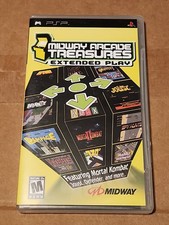Midway Arcade Treasures: Extended Play (Sony PSP, 2005) Complete w/Manual Tested