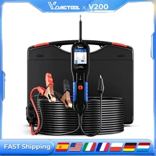 V200 Car Electric Circuit Tester 6V-30V Probe Kit LCD Display Voltage Tester