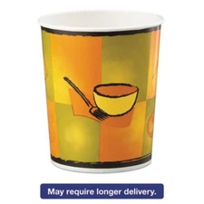 Huhtamaki 70332 Streetside Squat Paper Food Container, Streetside Design, 32 Oz,