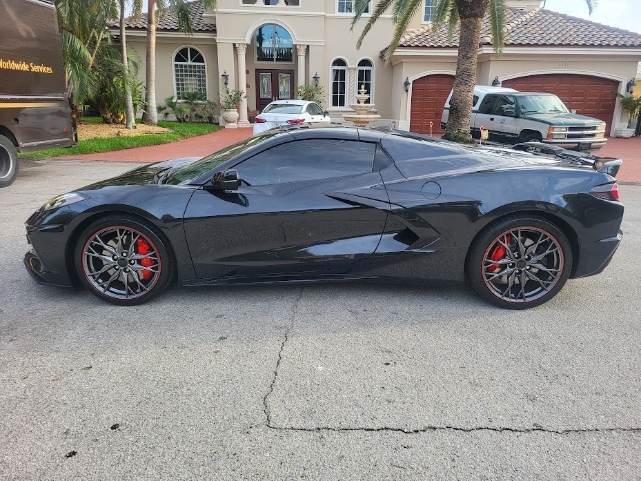 2024 Black Chevrolet Corvette   | C8 Corvette Photo 3