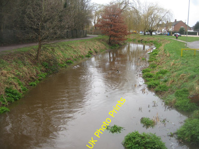 Photo 6x4 A very full Cove Brook Frimley The brook is a very good indicat c2016