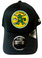Oakland A's MLB NE YOUTH 2023 "Clubhouse Stretch-Snap" Hat~Black