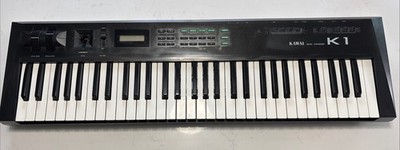 Kawai K1 Digital Synthesizer With Memory Card, AC Adapter and Travel Case.