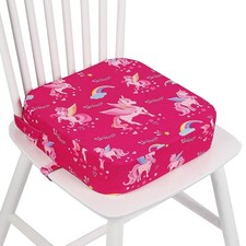 Toddler Booster Seat 4 for Dining Table Non Slip with Straps Unicorn