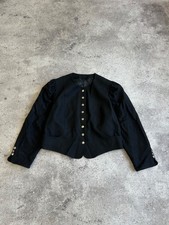 Elegant Vintage Austrian Wool Blazer with Sil...