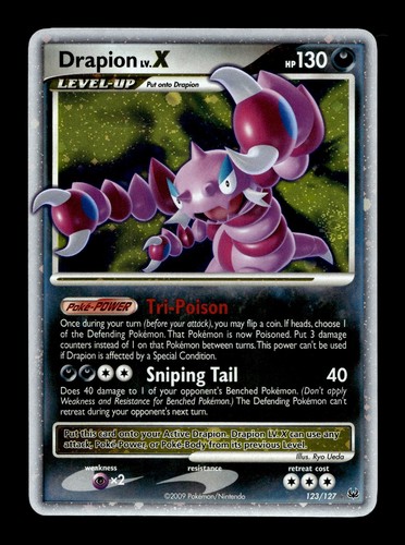 Drapion LV.X Platinum #123 (2009) Ultra Rare Holo NM Pokemon