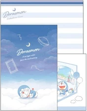 Kamio Japan Letter Set - Doraemon Good night in the night sky Volume Up Letter