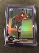 2018 Bowman Chrome Draft Jon Duplantier Purple Refractor 174/250
