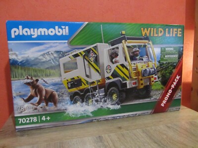 70278 Wild Life Expedsitions-Truck neu u ovp Bär Natur Abenteuer Tierfilmer Fluß
