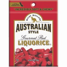 (Case of 10) Wiley Wallaby Australian Style Red Liquorice