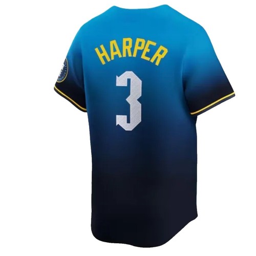 BRYCE HARPER Phila PHILLIES #3 Jersey T-Shirt NIKE Mens Size Large