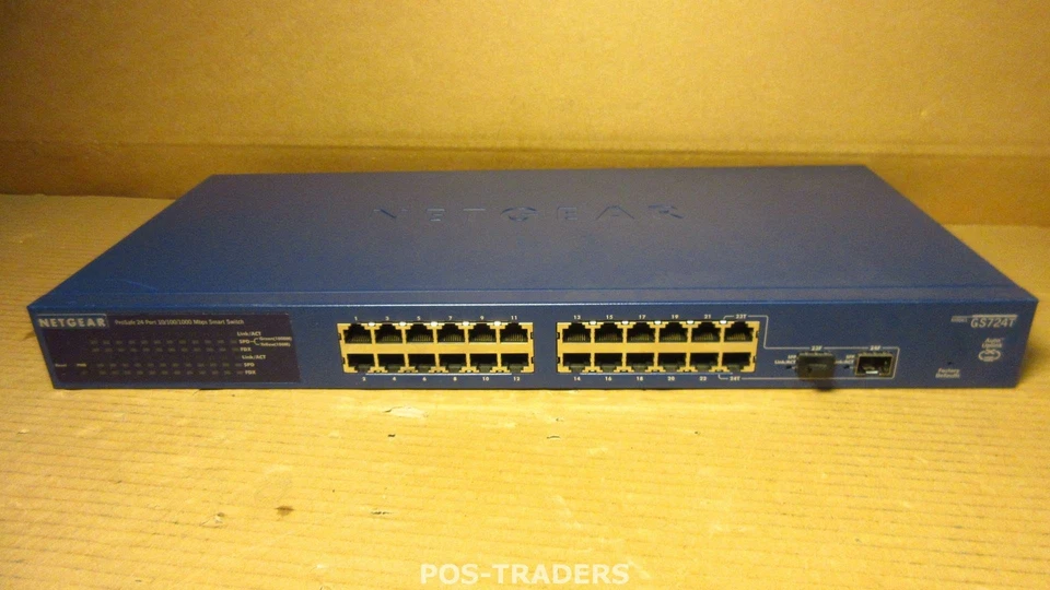 NETGEAR GS724T V3H1 Prosafe Smart Gigabit Switch 24x 10/100/1000 2x SFP EXCL RM