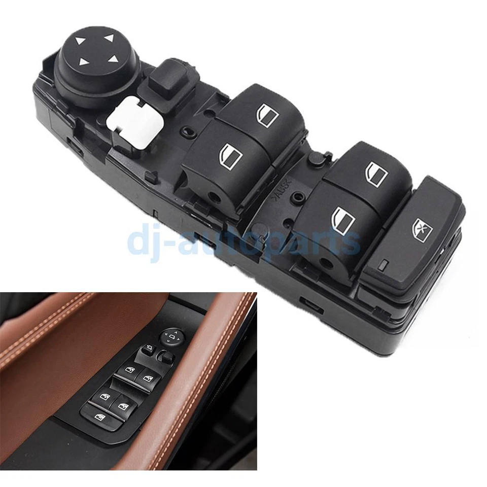 For BMW 535i 550i 528i Front Left Driver Door Window Switch Control 61319241951 Foto 2 de 4