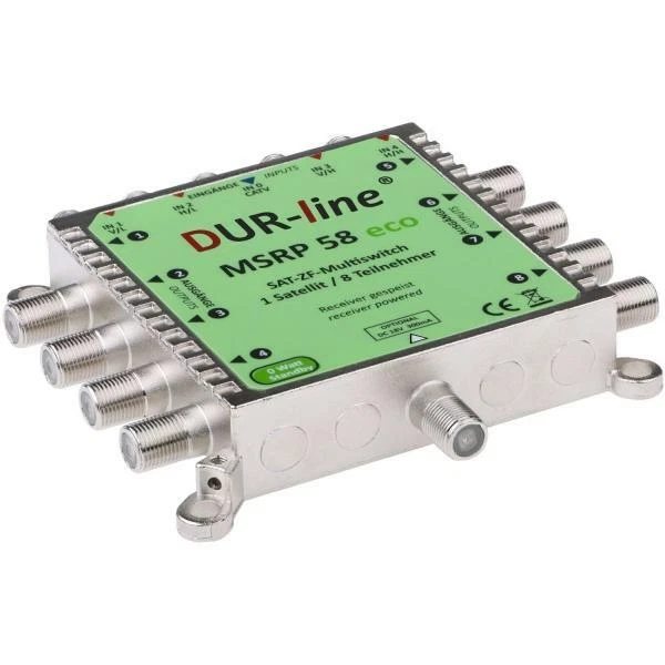 DUR-line MSRP 58 eco 5/8 Multischalter ohne Netzteil inkl. Quattro LNB HDTV 4K - Bild 2 von 4