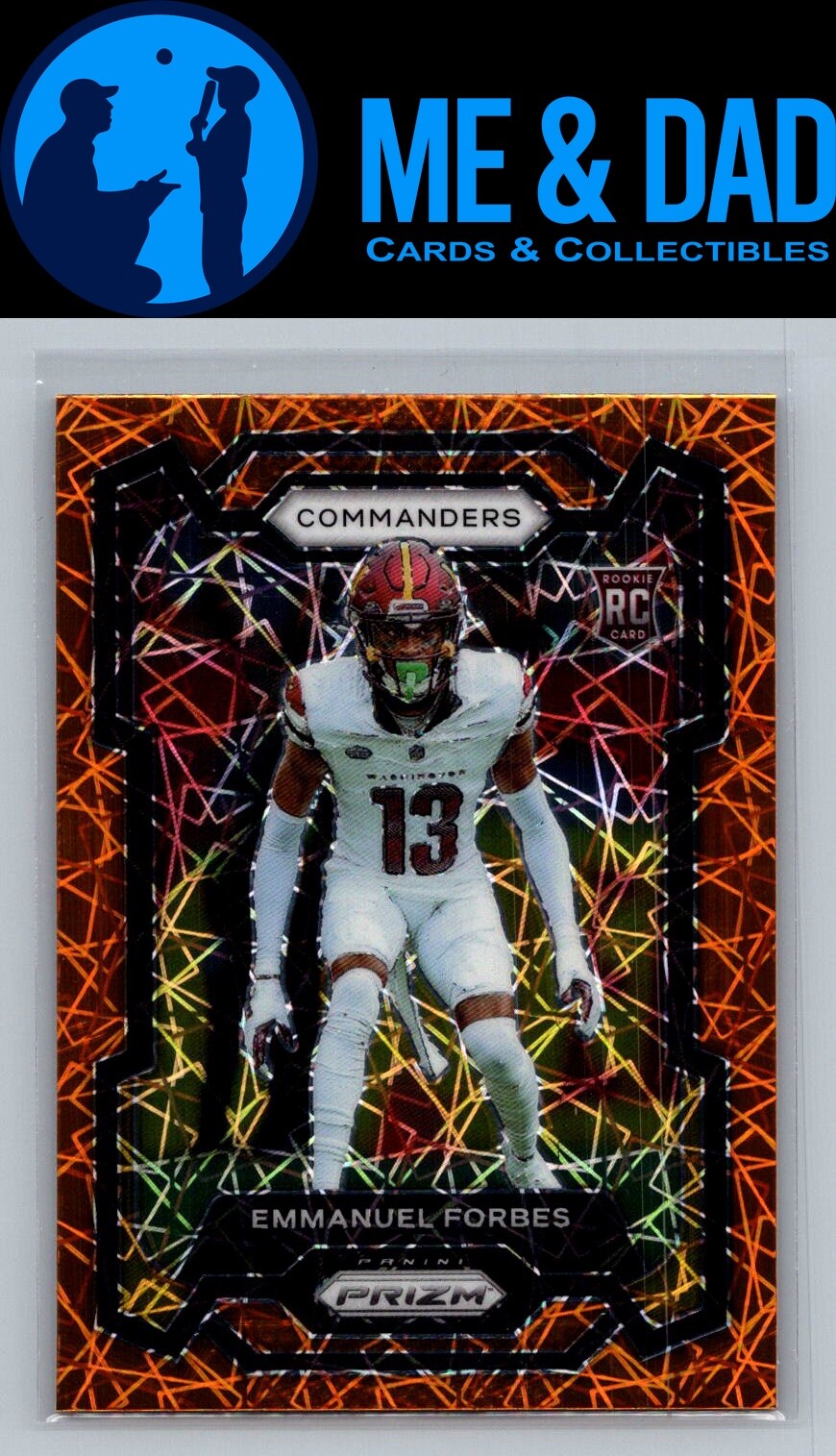 2023 Panini Prizm #399 Emmanuel Forbes Lazer