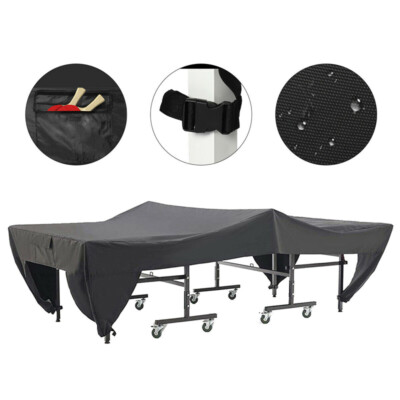 1x Large Durable Table Tennis/Ping Pong Table Cover Outdoor Waterproof Dustproof