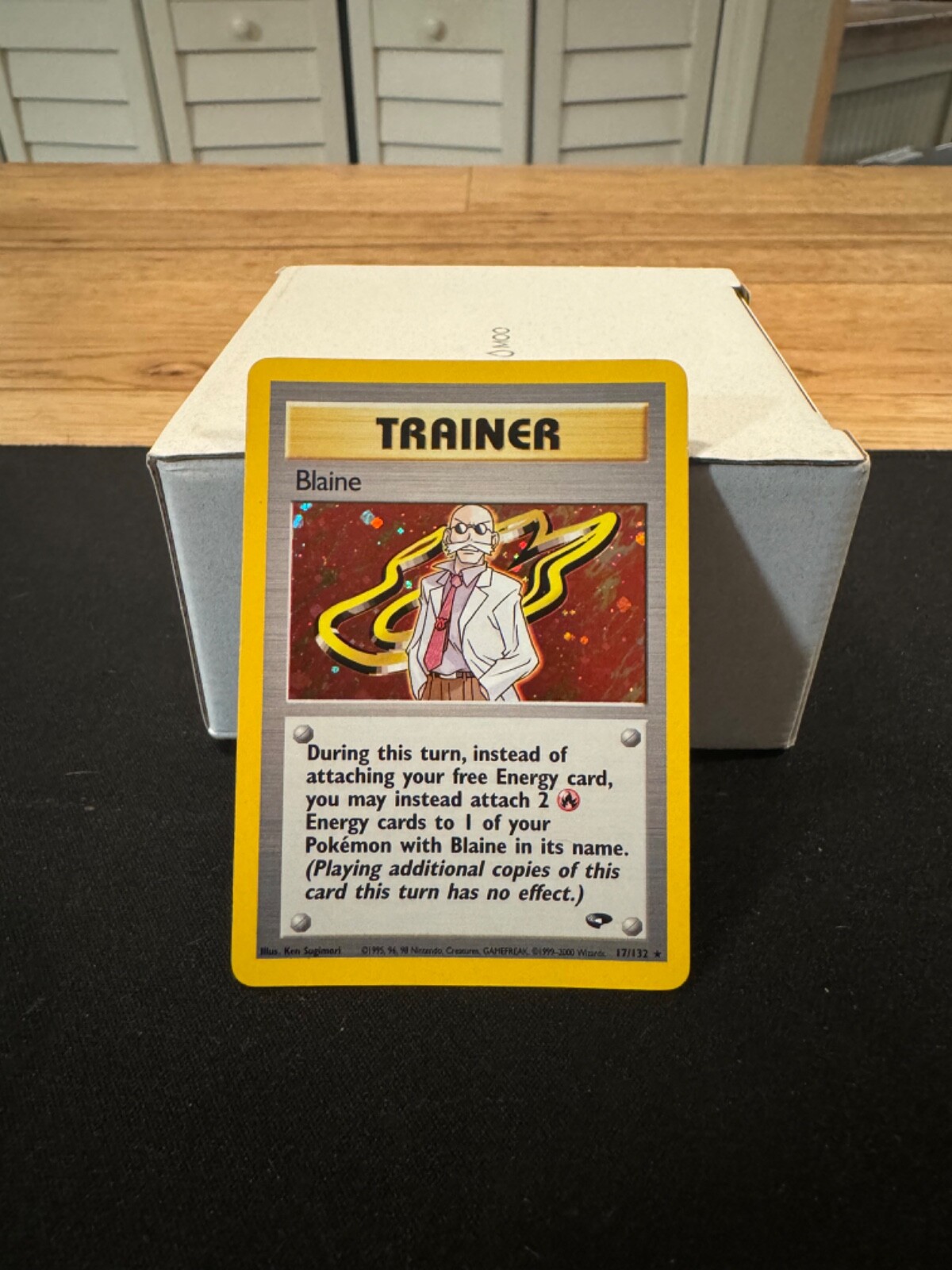 Trainer Blaine | 17/132 | Holo | Gym Challenge | Ungraded