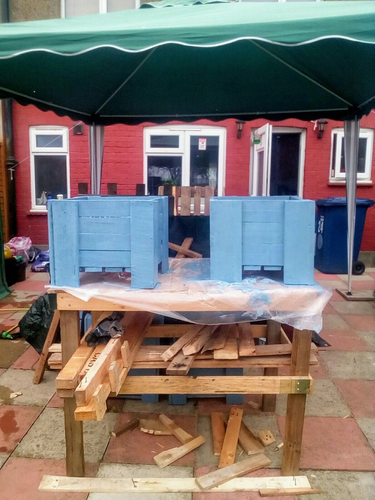 Hand Made garden furniture ie potters benches tables herb gardens ect