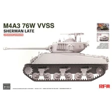 Rye Field Model(RFM) #5133 1/35 M4A3 76W VVSS Sherman Late Upgrade Version