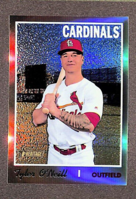 2019 Topps Heritage Chrome #THC-564 Tyler O'Neill Refractor SP #/569 - Cardinals