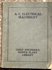 1918 Power Plant Engineering Handbooks- A.C. Electrical Machinery in Engine Room