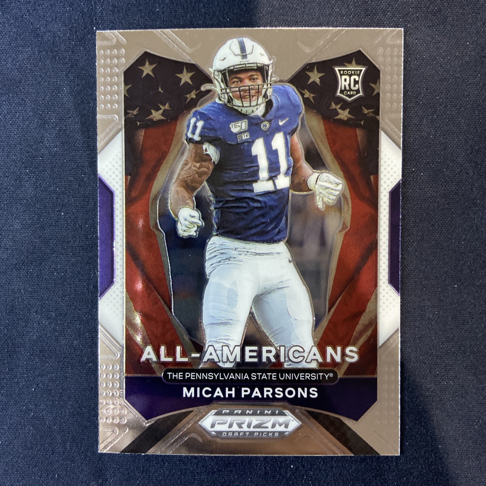 2021 Panini Prizm Draft Picks All-Americans Micah Parsons Rookie #188*