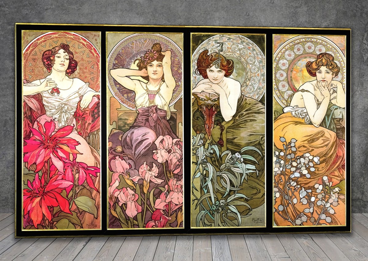 [画集] ALPHONSE MUCHA Alphonse Mucha: Collections - 170+ Art Nouveau Reproductions