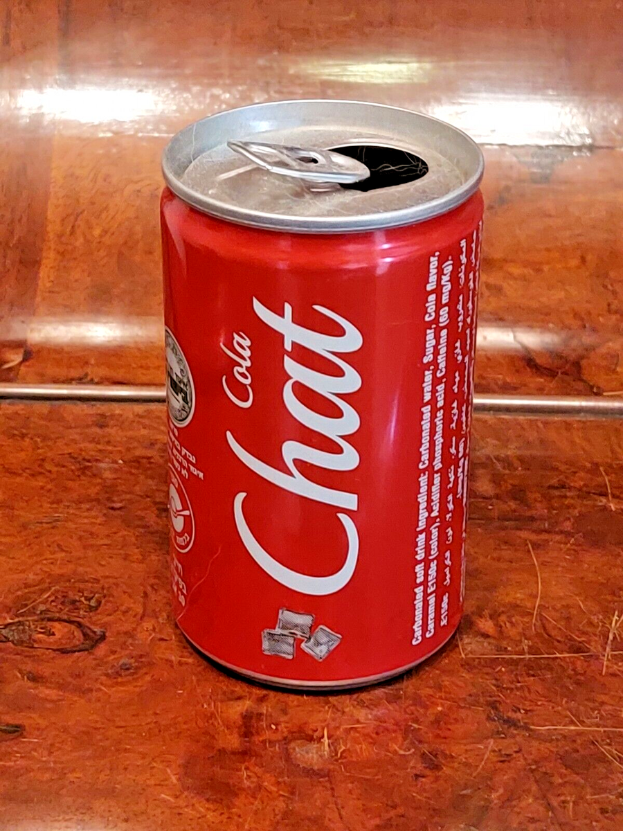 ★ジモティ割あり★ ﾚﾄﾛCocaColaﾊﾞｰｽﾂｰﾙ現状販売【joh1155】 ISRAEL COLA CHAT EMPTY MINI CAN 150 ML LIMITED EDITION HEBREW