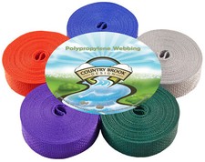 Country Brook Design  1 Inch Polypro Webbing, 5 Yards of 5 Assorted Colors 1