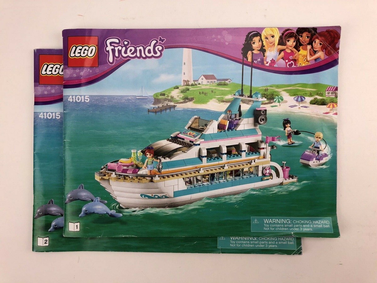 41015 LEGO Friends Complete Friends Dolphin Cruiser Ship Boat