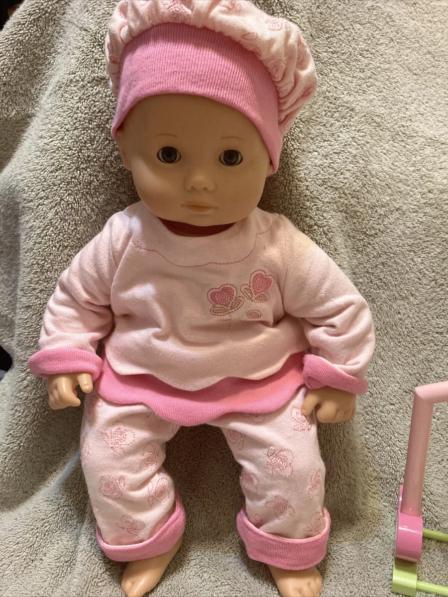 American Girl Bitty Baby Playful Hearts Pink Outfit Set W