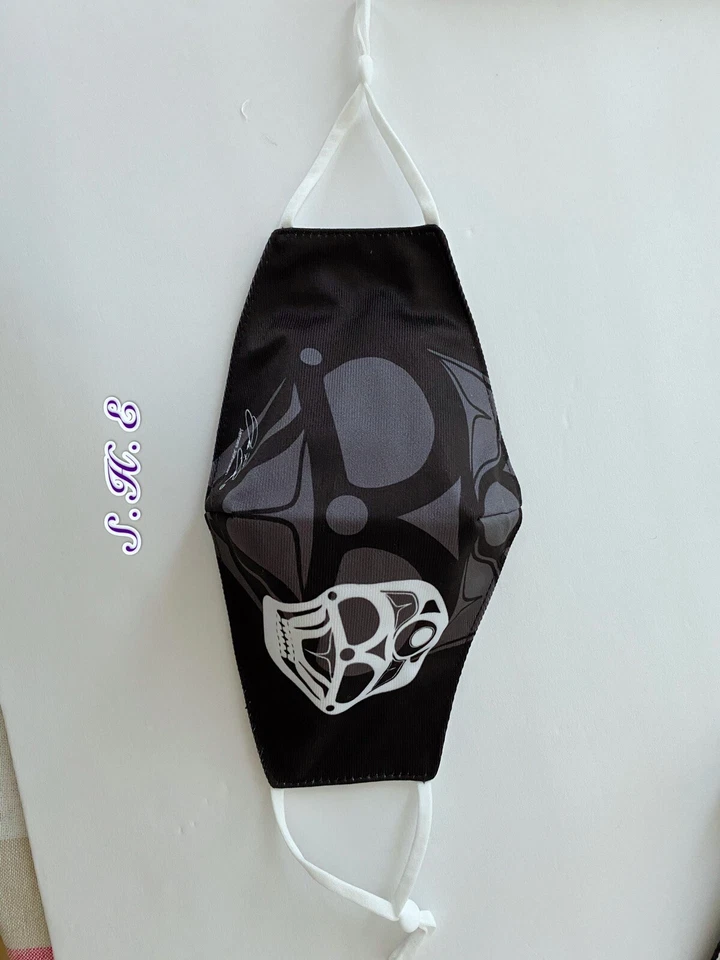 3PCS 3 Layers Face Cloth Mask Reusable Washable Adjustable With 3pc PM2.5 Filter - Image 4 of 4