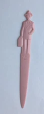 Fuller Brush salesman advertising pink plastic vintage desk letter opener USA