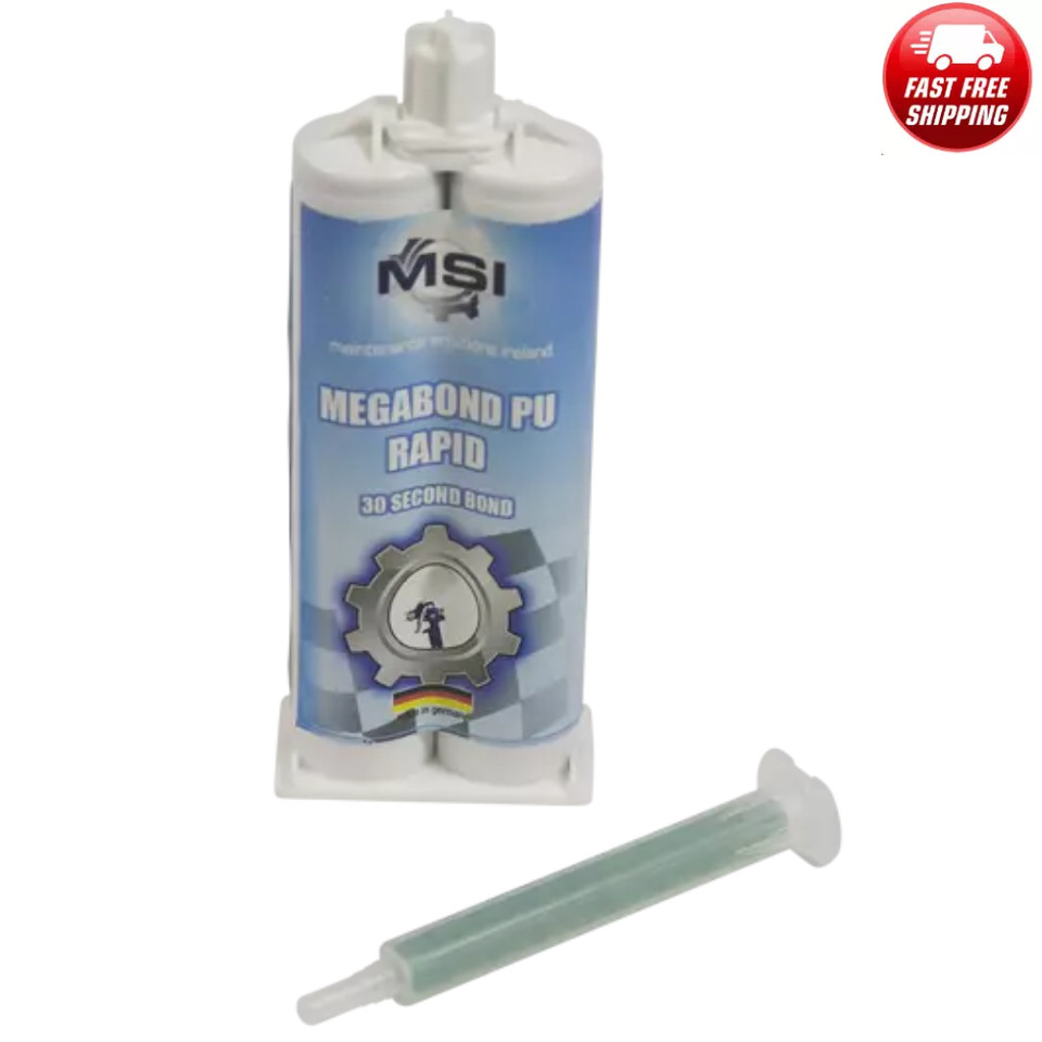 Adhesivo Reparador Plástico PU Rapid 50ml, Wurth REPLAST Equivalente - Rápido 30 Segundos