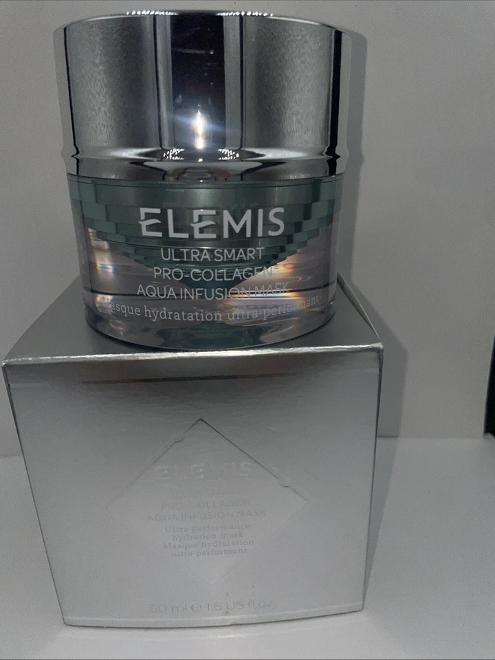Máscara de infusión ELEMIS ULTRA SMART Pro-Collagen Aqua 50 ml 1,6 fl oz E:2028 SELLADA Foto 2 de 4